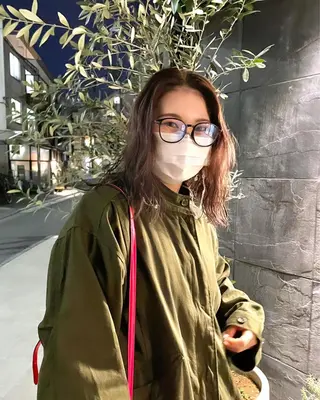 ミディアム パーマ BoomBOX所属・HIBIKI/原宿 ハッシュカット🪄のヘアスタイル