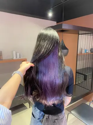 ロング カラー 🐺ウルフオタク🐺 ハイトーン/moeのヘアスタイル