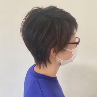 ショート カラー 黒田 凱斗のヘアスタイル
