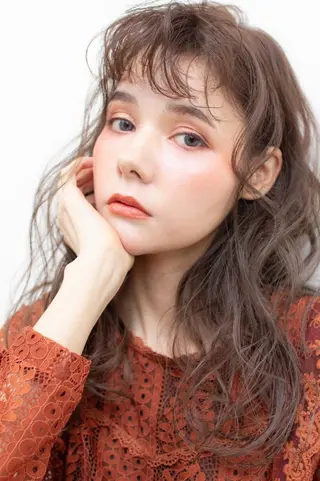 ロング Ash 店長　山下達也のヘアスタイル