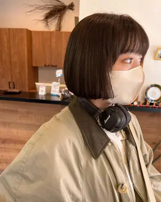 ショート 暗髪/艶髪/Ono .のヘアスタイル