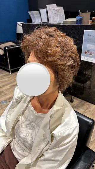 ショート パーマ ATELIER JOJO所属・四役 蒼海のヘアスタイル