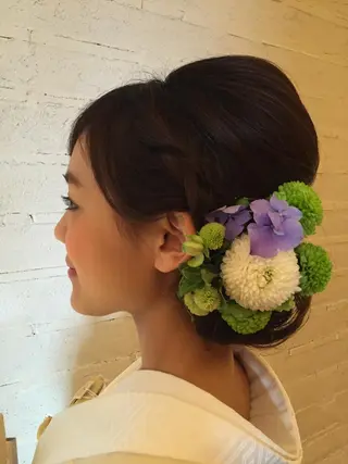 ロング ヘアアレンジ グランパルティータ所属・石丸 洋子のヘアスタイル