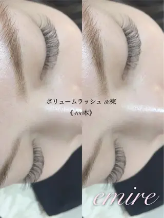 マツエク・マツパ emire ビューティーサロンのマツエク・マツパデザイン