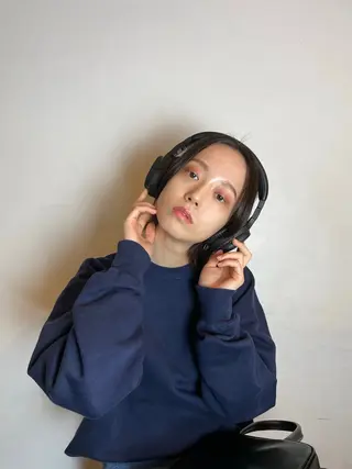 ミディアム Luxe表参道 髪質改善　奈良のヘアスタイル