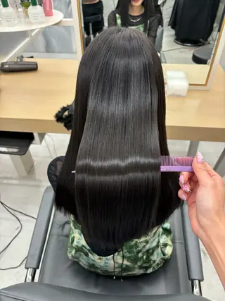 ミディアム 韓国風/髪質改善/ Kiyoraのヘアスタイル