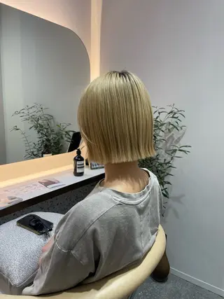 ミディアム 🐥ボブ/韓国ヘア 髪質改善/halcaのヘアスタイル