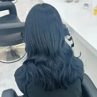 ロング カラー kazuki🍑韓国 トレンド暖色🫗のヘアスタイル