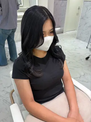 ロング カラー ParveMix🎀 稲垣詞葉のヘアスタイル