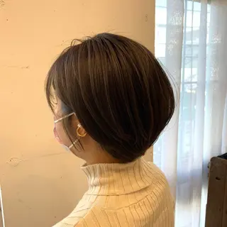 ショート カラー まろやかカラー🤎 みなとまほのヘアスタイル