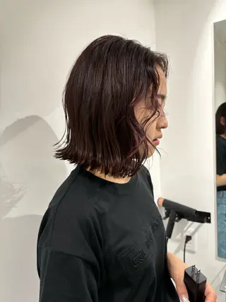 カラー AO所属・Haruka🌺 /ボブ/海外ヘアのヘアスタイル