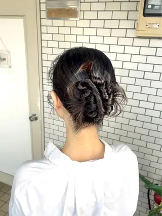 ヘアアレンジ 推し活ヘア＊参列ヘア 💕ゆり🐈🐾のヘアスタイル