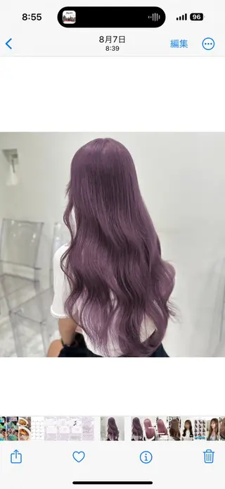 ミディアム カラー 🎀🧁ダメージレス 艶髪カラー🧁🎀のヘアスタイル