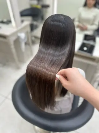 ロング パーマ euphoria銀座所属・縮毛矯正／艶髪🖤 銀座/HARUKAのヘアスタイル