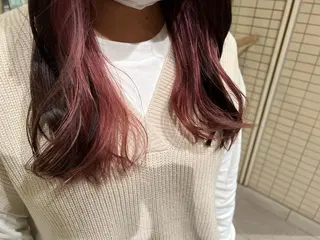 セミロング CIEL難波店所属・AYANO💎💎 CIEL なんば店のヘアスタイル