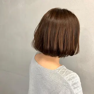 ショート カラー ボブ/ショート/ 白髪染め/メンズ葛西のヘアスタイル