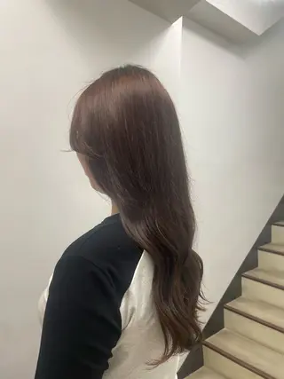 カラー 🤍ベージュ/透明感 韓国ヘア/まりん🤍のヘアスタイル