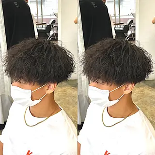 ショート メンズパーマ/縮毛 超特化/tomokiのヘアスタイル