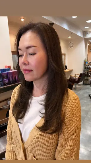 ロング カラー little  porto所属・透明感・艶感 小坂隼斗のヘアスタイル