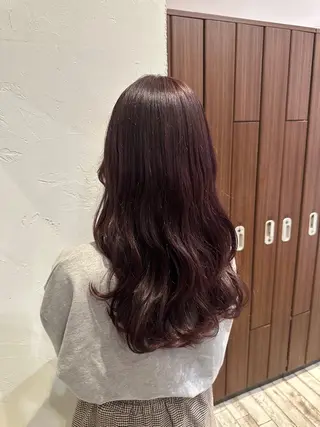セミロング カラー Aura所属・丸山 心 / 艶カラーのヘアスタイル