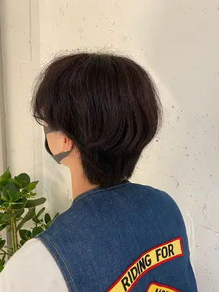 ショート カラー ナチュラル/韓国💎 haruka 💎のヘアスタイル