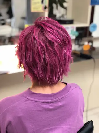 ショート カラー 髪質改善カラー🎗️ 滝沢純のヘアスタイル