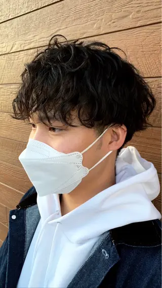 メンズ 深井 さやのヘアスタイル