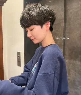 ショート パーマ tete nico所属・似合わせ/ヘアカラー nanami🌸のヘアスタイル