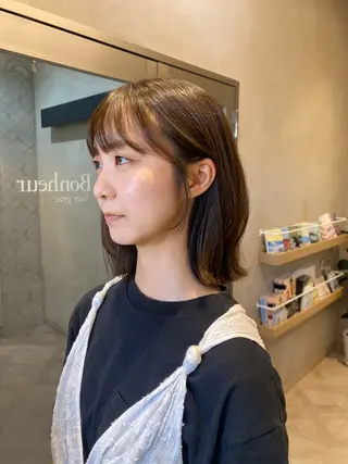 ミディアム La Bonheur hair  grace 門前仲町店【ラボヌール ヘア グレース】所属・【L.B.G】 杉本　篤史のヘアスタイル