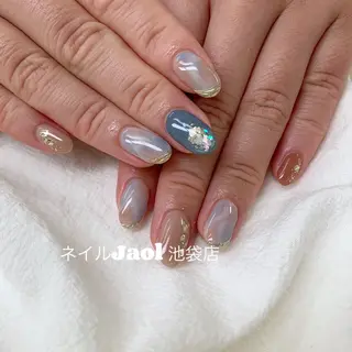 ミディアム nail jaol池袋店所属・ネイルJaol 池袋のネイルデザイン