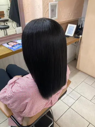 セミロング macaron富田所属・マカロン富田 みくのヘアスタイル