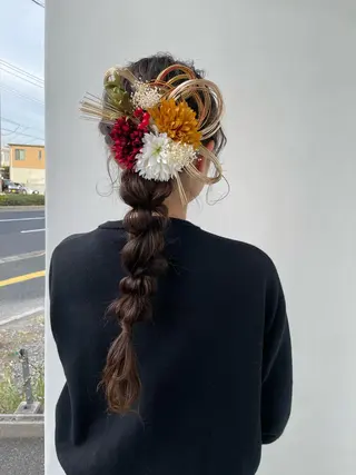 ヘアアレンジ 廣元 早紀のヘアスタイル