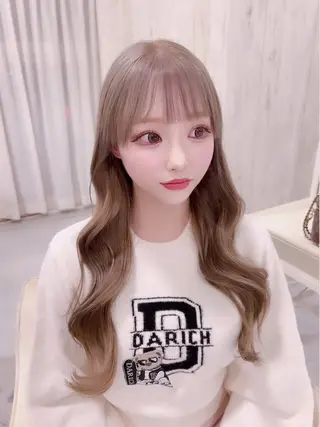 ロング a .のヘアスタイル