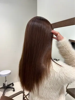 ロング ダブルカラーベージュ カラー/tuburaのヘアスタイル