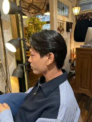 ミディアム メンズ BRITS 渡辺 菜々子のヘアスタイル