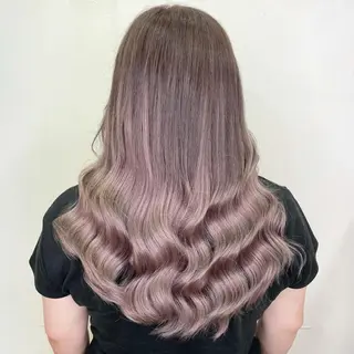 セミロング カラー KEISUKE/ ブリーチ🧡エクステのヘアスタイル