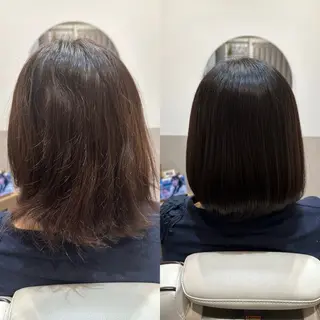 ミディアム 平田 たかしのヘアスタイル
