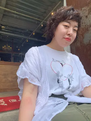 ショート パーマ 宮嶋 勇輔のヘアスタイル