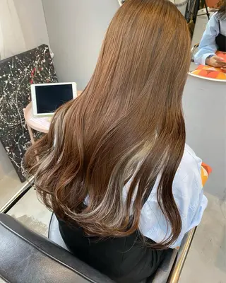 ロング カラー ヘアアレンジ chapter問屋町 💘小室明華のヘアスタイル