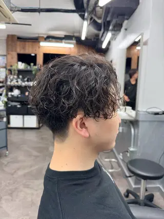 ショート パーマ メンズ CORE所属・内山 菜摘のヘアスタイル