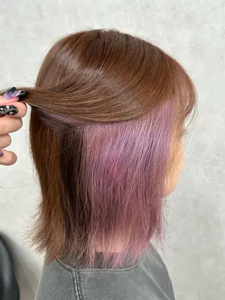ショート カラー un eye/hai r🎀🪞山﨑愛菜のヘアスタイル
