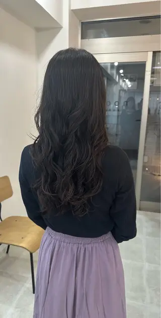 ロング パーマ お洒落パーマ/ 艶カラー/michiのヘアスタイル