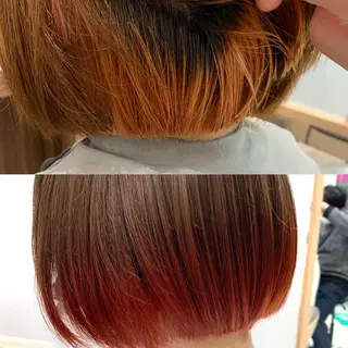 ショート 日野・八王子縮毛矯正 ワタナベリョウマのヘアスタイル