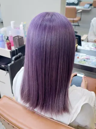 ミディアム カラー 🪐韓国艶カラー 加野彩果🪐のヘアスタイル