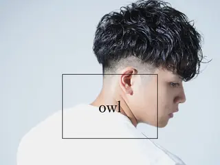 ショート パーマ メンズ メンズサロン【owl 心斎橋】難波/アメ村のヘアスタイル