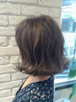 ショート ミディアム カラー パーマ ヘアアレンジ シェアサロン salowin所属・✨ブリーチなし透明感 カラー🥇ユースケのヘアスタイル