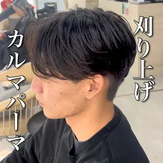 ミディアム パーマ メンズ 【池袋店 店長】伊藤 昂樹/曲がる縮毛矯正のヘアスタイル