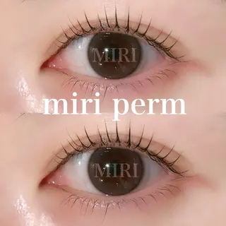 マツエク・マツパ まつげパーマ&アイブロウMIRI所属・🌷まつ毛パーマ 専門店MIRI 🌷のマツエク・マツパデザイン