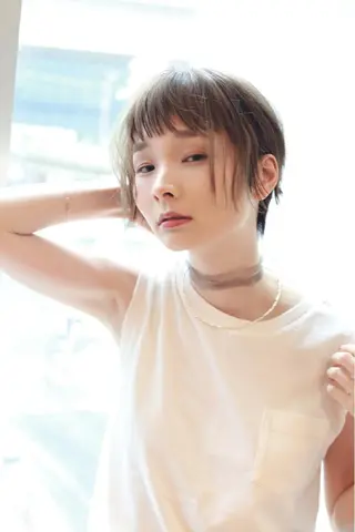 ショート カラー ヘアアレンジ 雪本 愛のヘアスタイル
