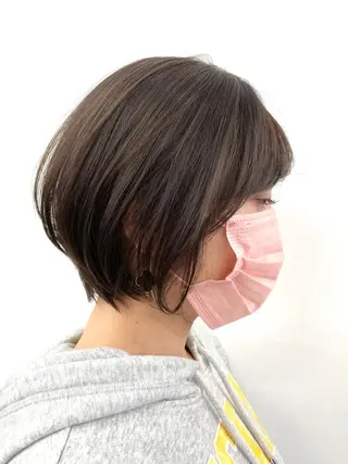 ショート カラー 笠原 健人のヘアスタイル